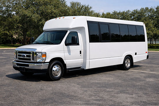 18-passenger minibus available for charter in Kittery, ME